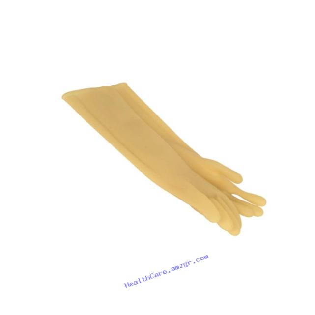 Excellante Rubber Gloves with 13-Inch Length Sleeve Xl Hand, 16-Inch by 9-1/2-Inch, 12-Pairs