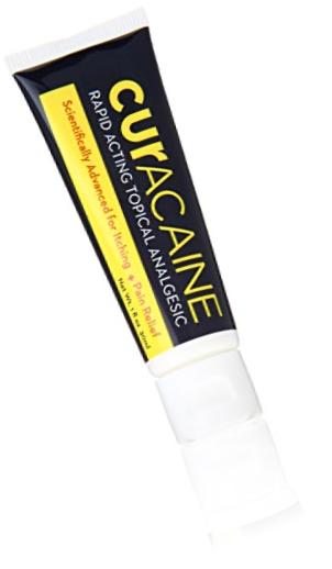 Curacaine Rapid Acting Topical Analgesic Skin Care Cream, 1 Ounce