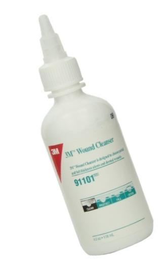 3M Health Care 91101 Wound Cleanser, 4 oz. Squeeze Bottle (Pack of 12)