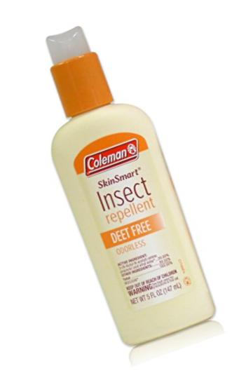 Coleman SkinSmart DEET Free Pump Spray Insect Repellent, 5 Fluid-Ounce