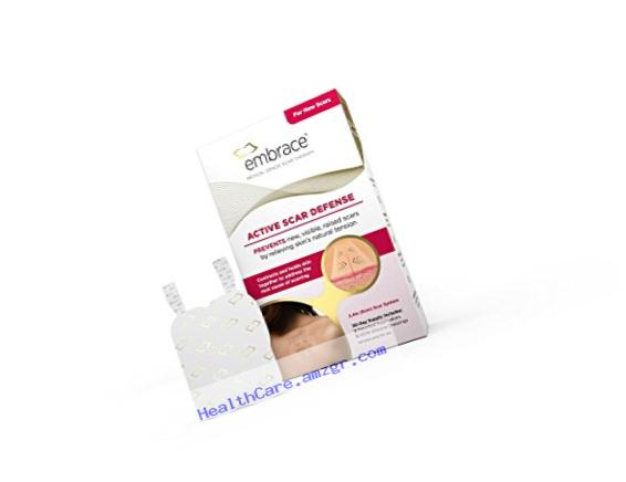 Embrace Active Scar Defense  Silicone Scar Sheets For New Scar Treatments, Medium (2.4