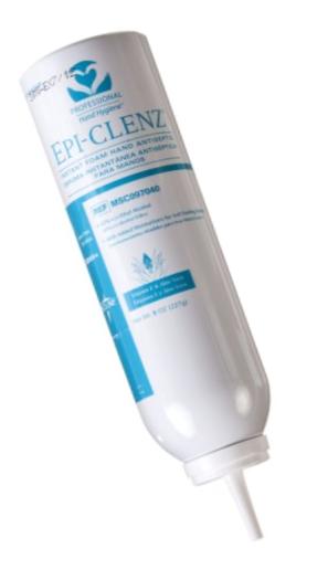Medline Epi-Clenz Foaming Instant Hand Sanitizers, Clear