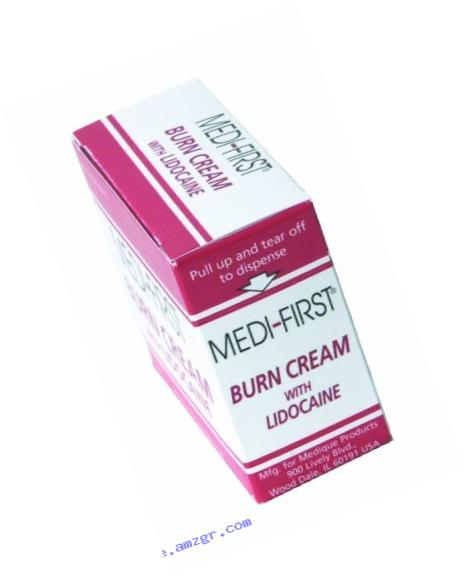 Medique Products 26073 Burn Cream With Lidocaine, 0.9 Grams, 25 Packets