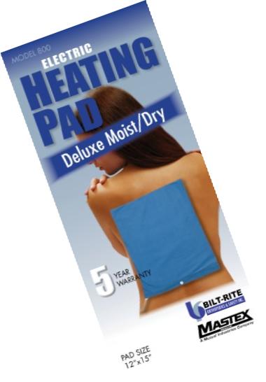 Bilt-Rite Mastex Health Deluxe Moist/dry Heat Pad, Blue