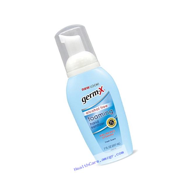 Germ-x Original Foaming Alcohol-free Hand Sanitizer with Pump, 7 Fluid Ounce