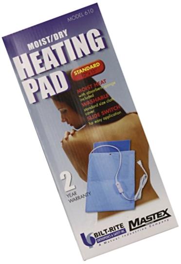 Bilt-Rite Mastex Health Economy Standard Heating Pad, Blue