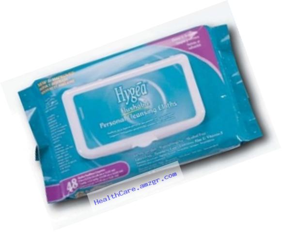 Hygea Flushable Personal Cleansing Cloths 48 wipes