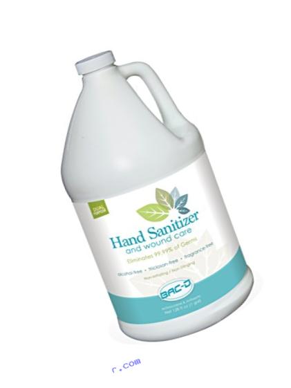 BAC-D 630  Alcohol Free Hand Sanitizer and Wound Care, 1 Gallon Refill, 128 oz. (Pack of 1)