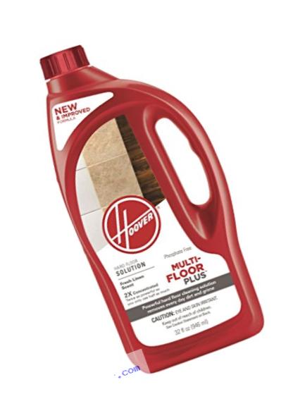 Hoover AH30425NF Hard Floor Cleaner Detergent Solution, Multi-Floor 2X Concentrated Formula, 32 oz