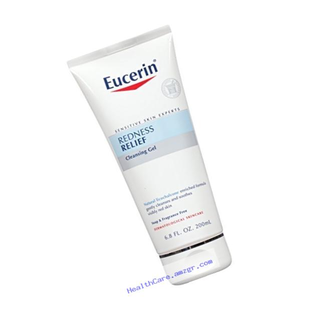 Eucerin Redness Relief Soothing Cleanser/Gel, 6.8-Ounce