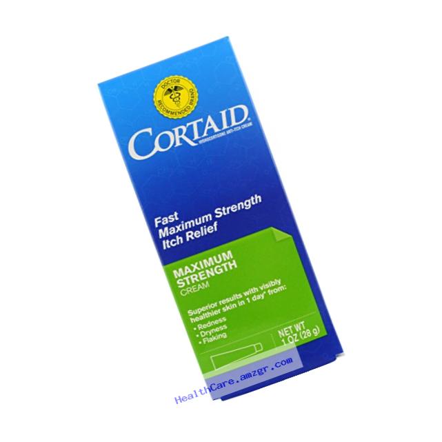 Cortaid Maximum Strength Relief Anti-Itch Cream, 1 Ounce