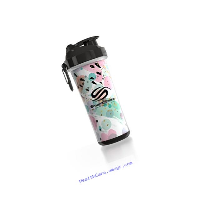 SmartShake Double Wall Bottle, 25 oz Shaker Cup, Splash