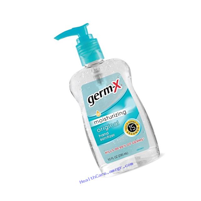 Germ-x Original Hand Sanitizer with Pump, 10 Fluid Ounce