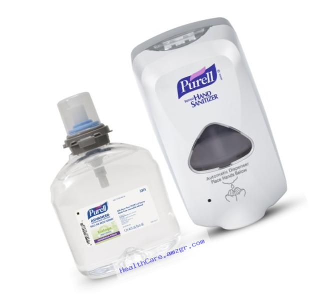 PURELL 5392-D1 TFX Touch Free Dispenser & Refill,  Hand Sanitizer Dispenser Kit with 1200 mL Refill