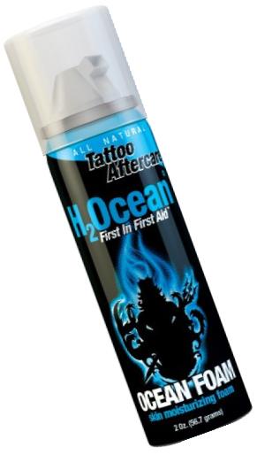 H2Ocean Ocean Foam Tattoo Aftercare, 2 Ounce