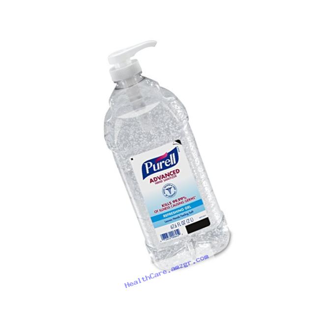 PURELL Advanced Hand Sanitizer - Hand Sanitizer Gel, 2L Pump Bottle - 9625-02-EC