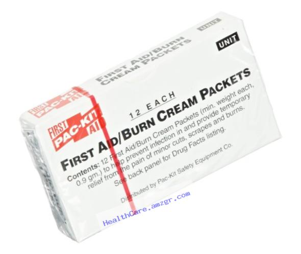Pac-Kit by First Aid Only 13-006 First Aid/Burn Cream Packet (Box of 12)