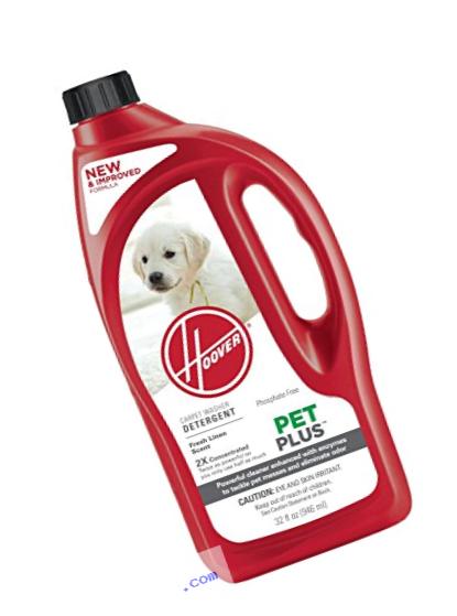 Hoover 2X PetPlus Pet Stain & Odor Remover 32 oz, AH30325NF