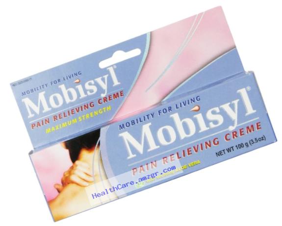 Mobisyl Pain Relieving Creme with Soothing Aloe Vera, 3.5-Ounce Tube