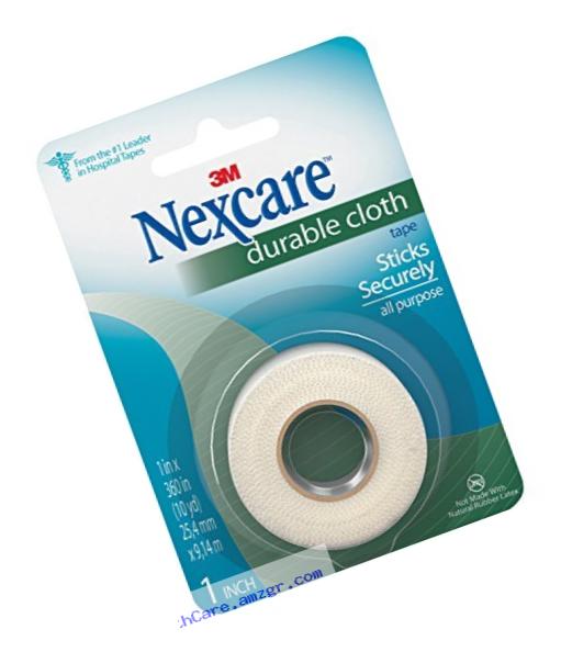 Nexcare Durable Cloth Tape, Sticks Securely, Secure Splints, With Strong Holding Power, 2-Inches x 10-Yards