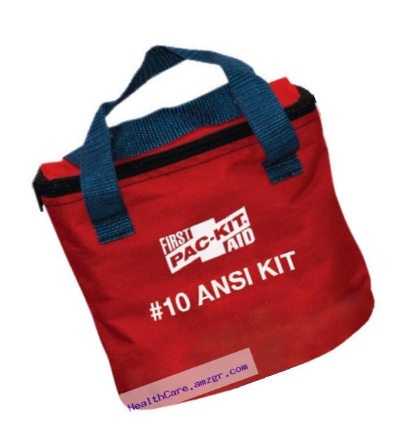 Pac-Kit by First Aid Only 7070 74 Piece 10 Person ANSI Compliant First Aid Kit in Fabric Pouch