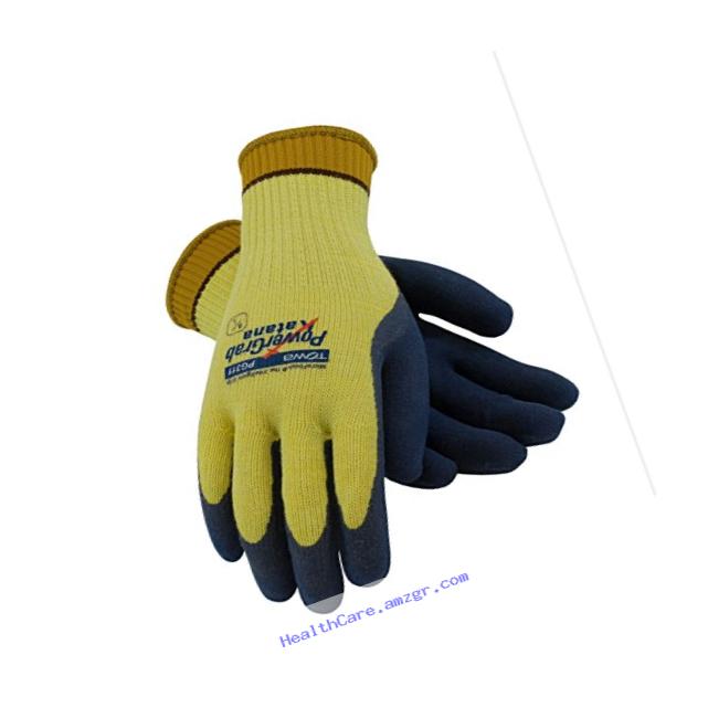 PowerGrab Katana 09-K1700/XL Seamless Knit Kevlar/Steel Glove with Latex Coated Micro Finish Grip on Palm and Fingers