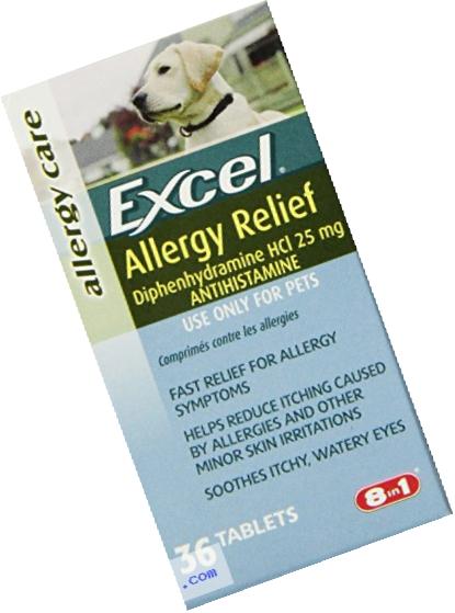 Excel Allergy Relief for Dogs, 36-Count Bottle
