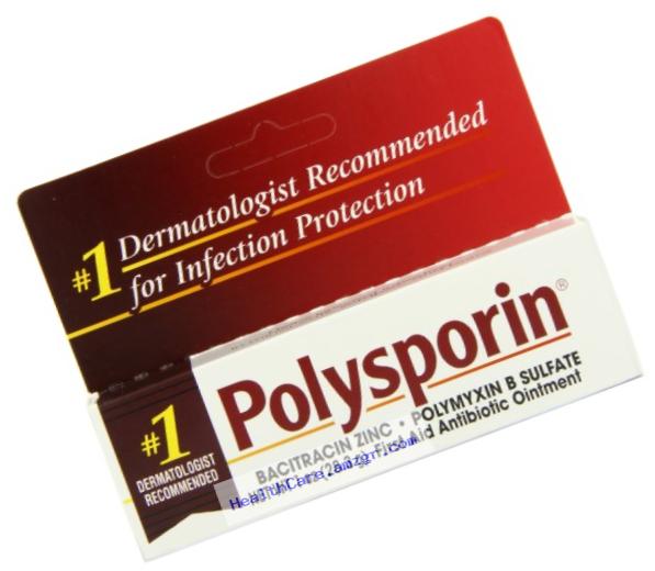 Polysporin First Aid Antibiotic Ointment Without Neomycin, Travel Size, 1 Oz Tube