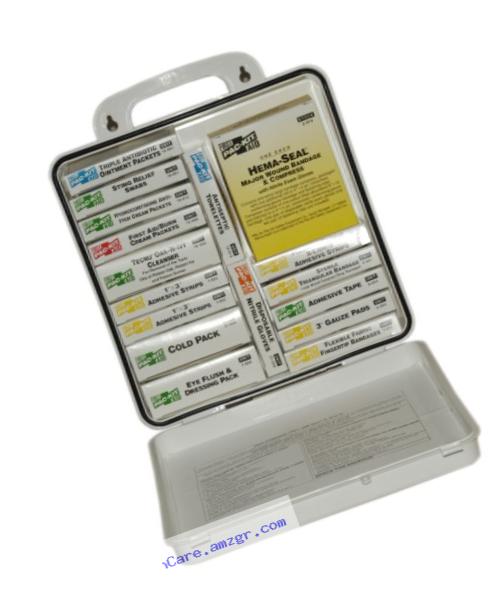 Pac-Kit by First Aid Only 5311 24 Unit Weatherproof Plastic Color Coded First Aid Kit, 10