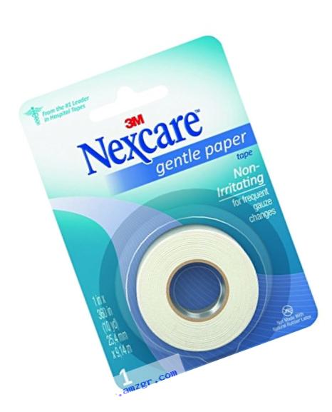 Nexcare Gentle Paper Carded First Aid Tape 1 in x 360 in (Pack of 24)