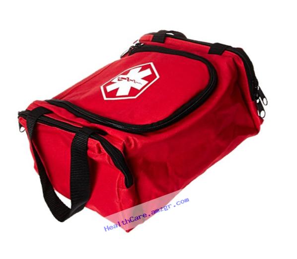 Dixie EMS First Responder Fully Stocked Trauma First Aid Kit, Red