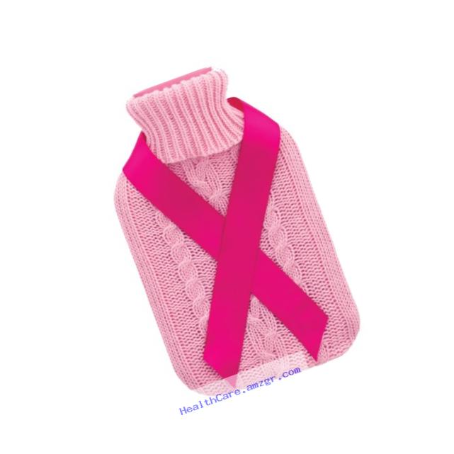 Upper Canada Soap Hot Water Bottle, Pink Knit