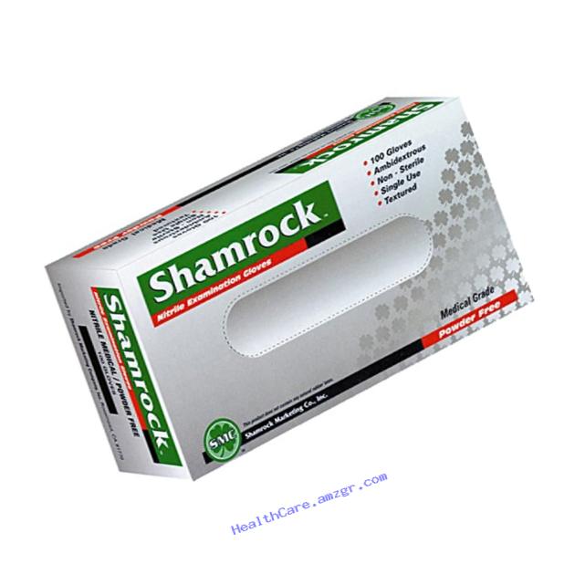 Shamrock 30311-S-bx Med Glove, Nitrile Latex, No Powder, Thin, Cheap, Sterile, Small, Blue